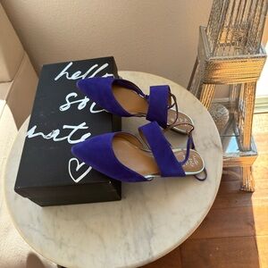 Banana Republic Abilene  Ankle Wrap Leather Flats